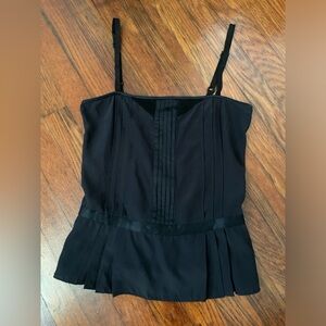 Marc Jacobs pleated silk tank top size 2